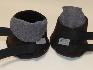 Hufpantoffel mit Ledersohle