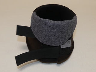 Hufpantoffel mit Ledersohle