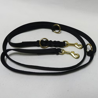 Hundeleine aus Fettleder 200 cm